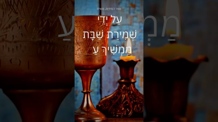 עַל יְדֵי שְׁמִירַת שַׁבָּת מַמְשִׁיךְ עַל עַצְמוֹ אוֹר שֶׁל מָשִׁיחַ.