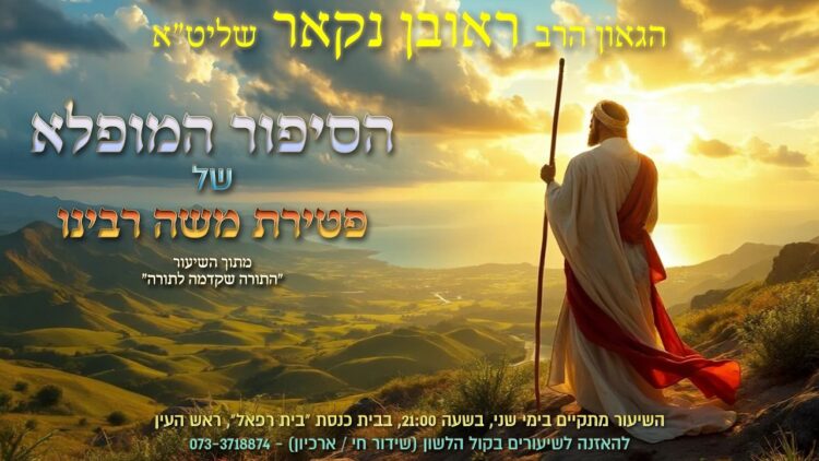 הגאון הרב ראובן נקאר שליט"א || הסיפור המופלא של פטירת