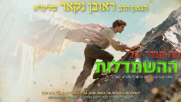 הגאון הרב ראובן נקאר שליט"א || מה הגדר של ההשתדלות