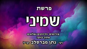 פרשת שמיני
